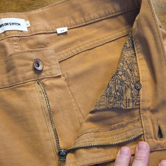 Taylor Stitch Slim Fit Tan Pants - Picture 5 of 12